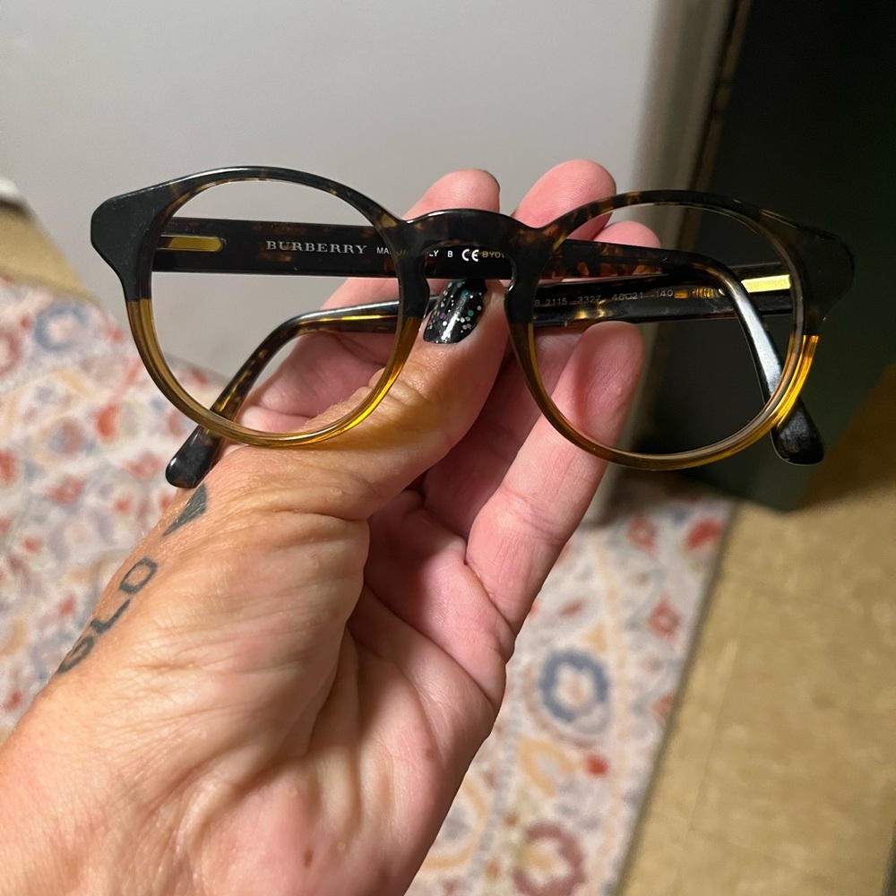 Burberry Glasses w/authentic Burberry case (no lens)